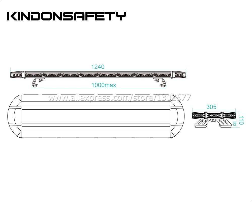 Бесплатная доставка! Светодиодная сигнальная световая панель TIR6 3 Вт lichtbalk