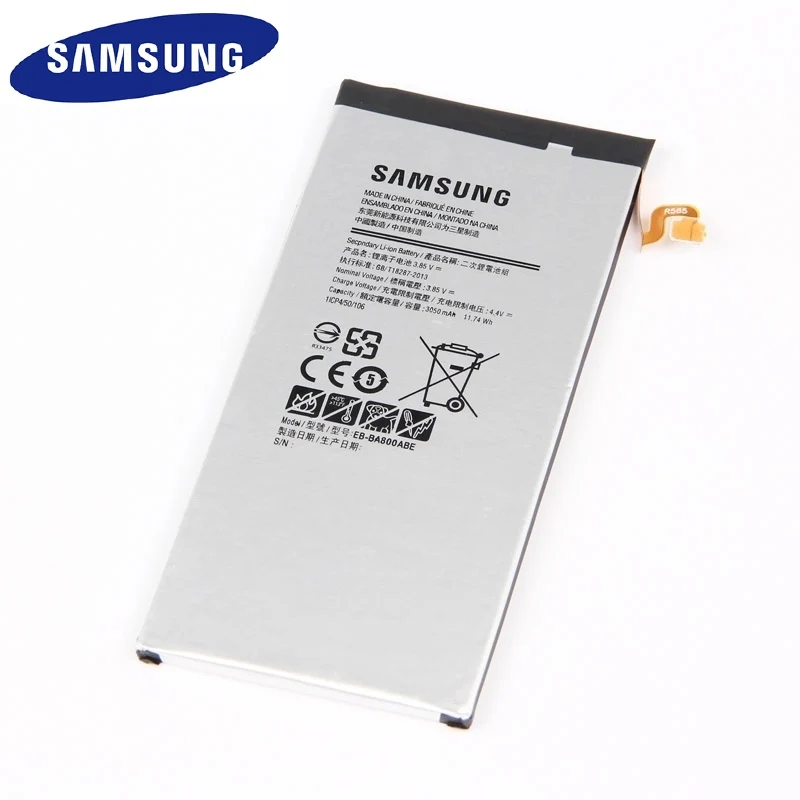 Оригинальная запасная батарея для Samsung GALAXY A8 2015 A8000 A800F A800S A800YZ|Аккумуляторы