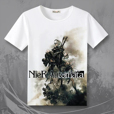 Новая игра NieR Automata 2B футболка NieR: Automata футболка для мужчин и женщин футболки TX009