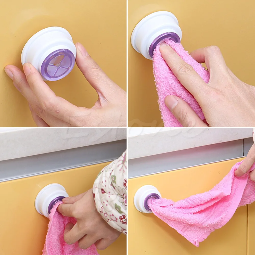 4 шт. резиновая присоска держатель для чайного полотенца самоклеящаяся задняя