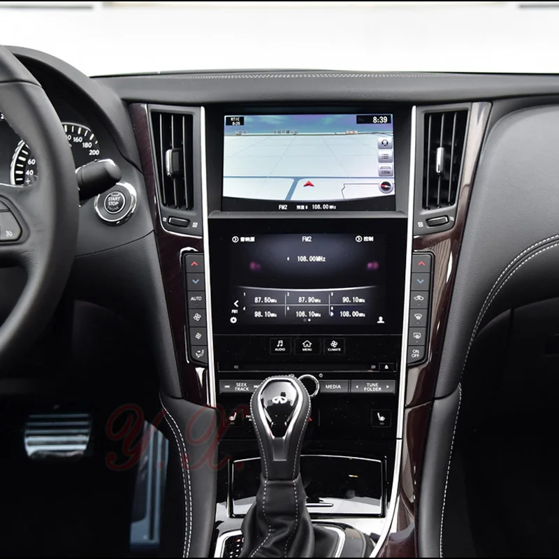 Наклейки для салона автомобиля Infiniti прозрачная защитная пленка из ТПУ наклейки