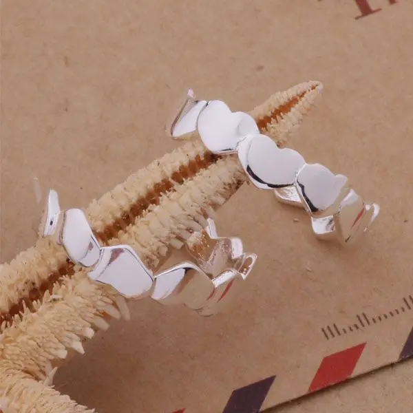 Серьги из серебра AE205 пробы модные ювелирные изделия серебряного цвета пиковая