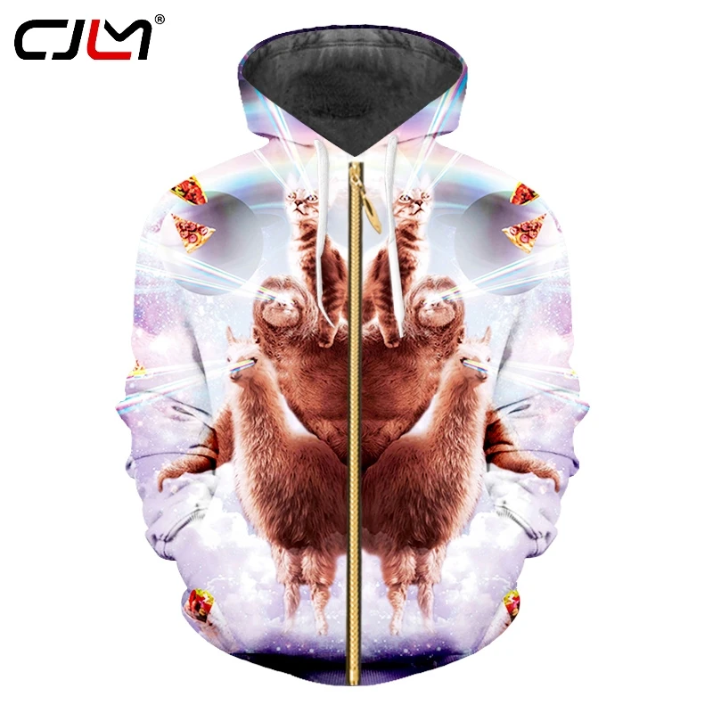 CJLM модные забавные мужские/wo мужские космические ленивые кошки для верховой езды