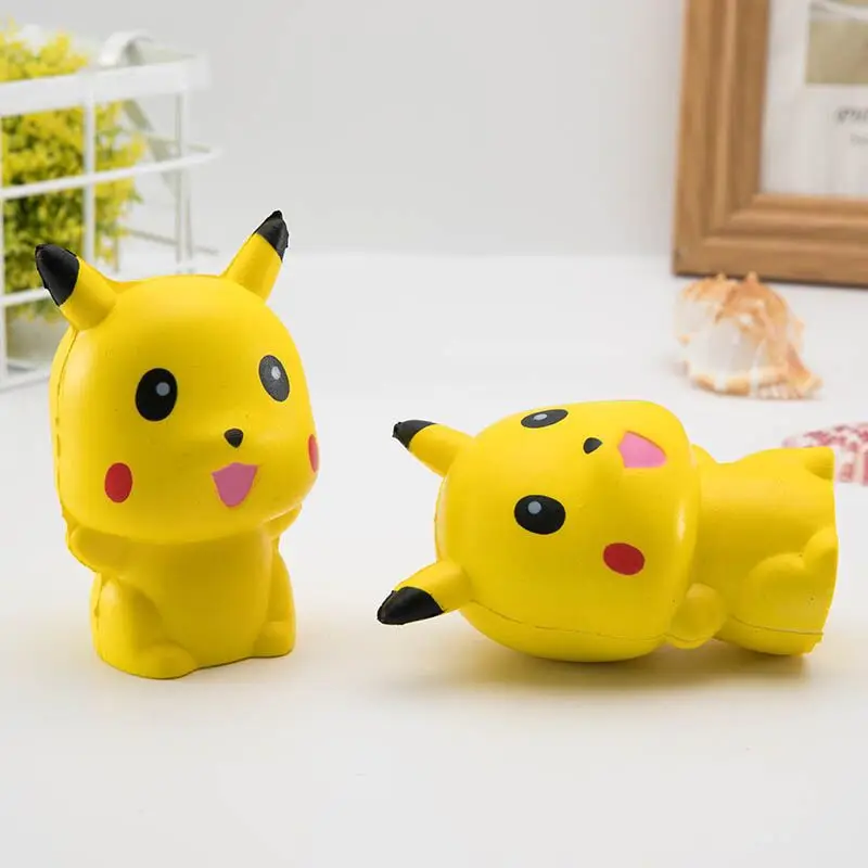 10 см Новинка, изысканная кукла, забавная игрушка Пикачу, мягкое очарование, медленно поднимающаяся имитация, антистресс, забавные гаджеты, интересные игрушки