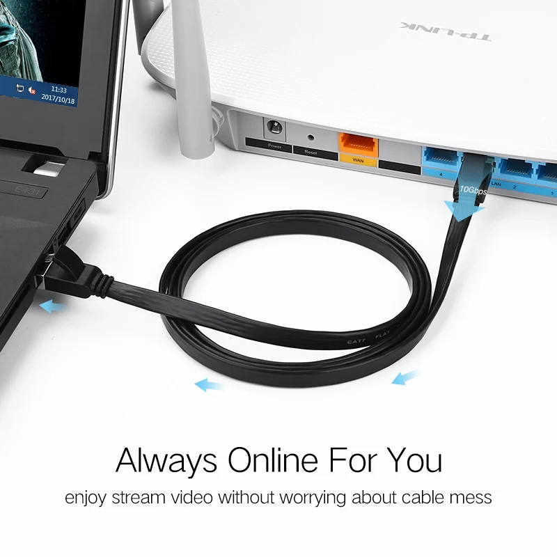 Кабель Ethernet Ugreen RJ45 Cat7 Lan кабель маршрутизатора|utp ethernet|ugreen cablecord cable |