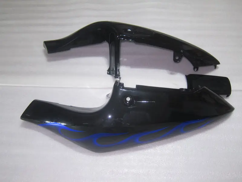 

Hot sale fairing kit for Suzuki GSXR750 1996-2000 blue flames black fairings set GSXR 600 96 97 98 99 00 OT01