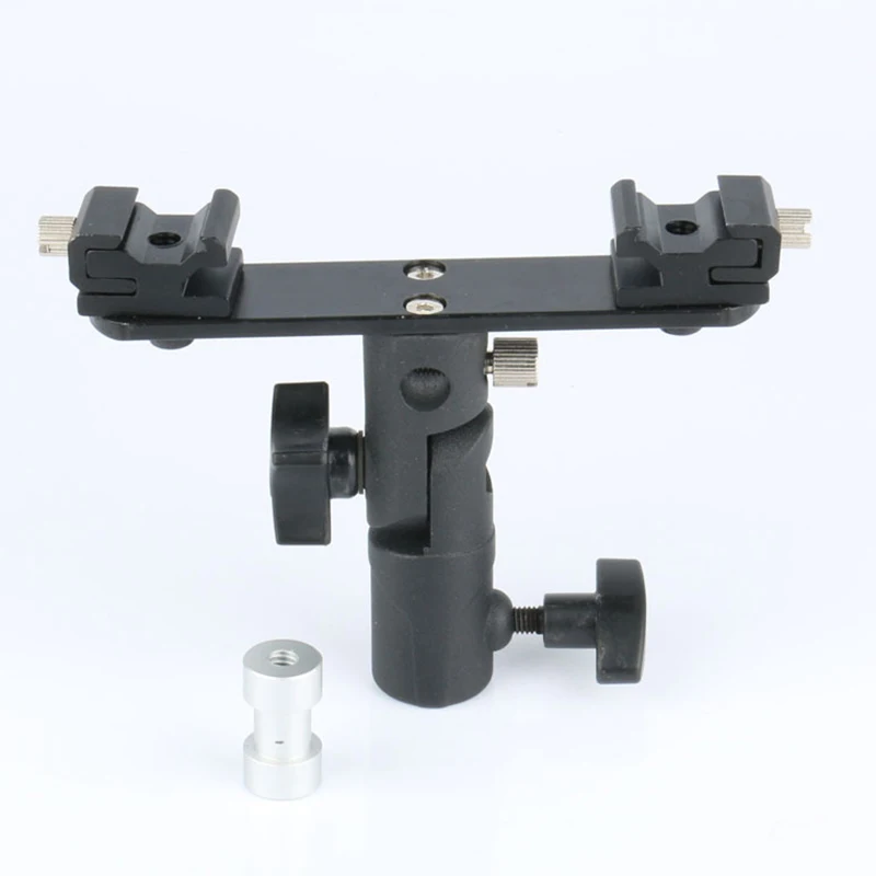 Регулируемый двойной кронштейн для вспышки E2 двойная стойка горячего башмака