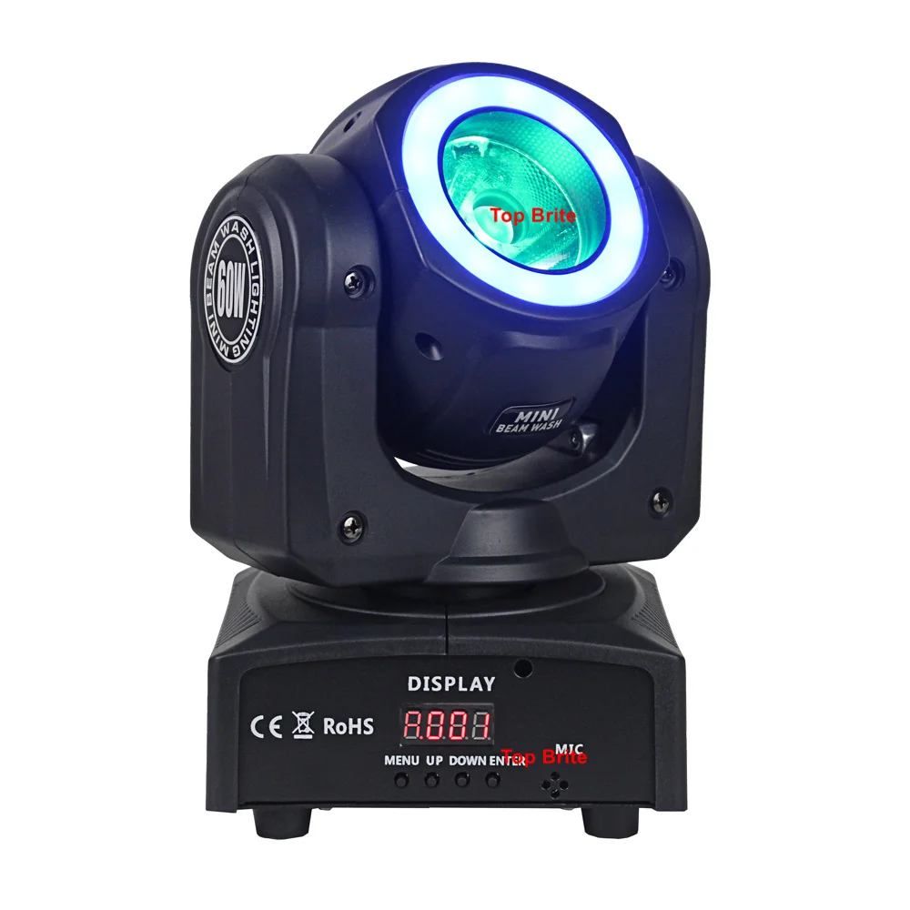 8 шт. 60 Вт RGBW Четырехцветные мини светодиодные движущиеся фары DMX 512 LED Dj с эффектом
