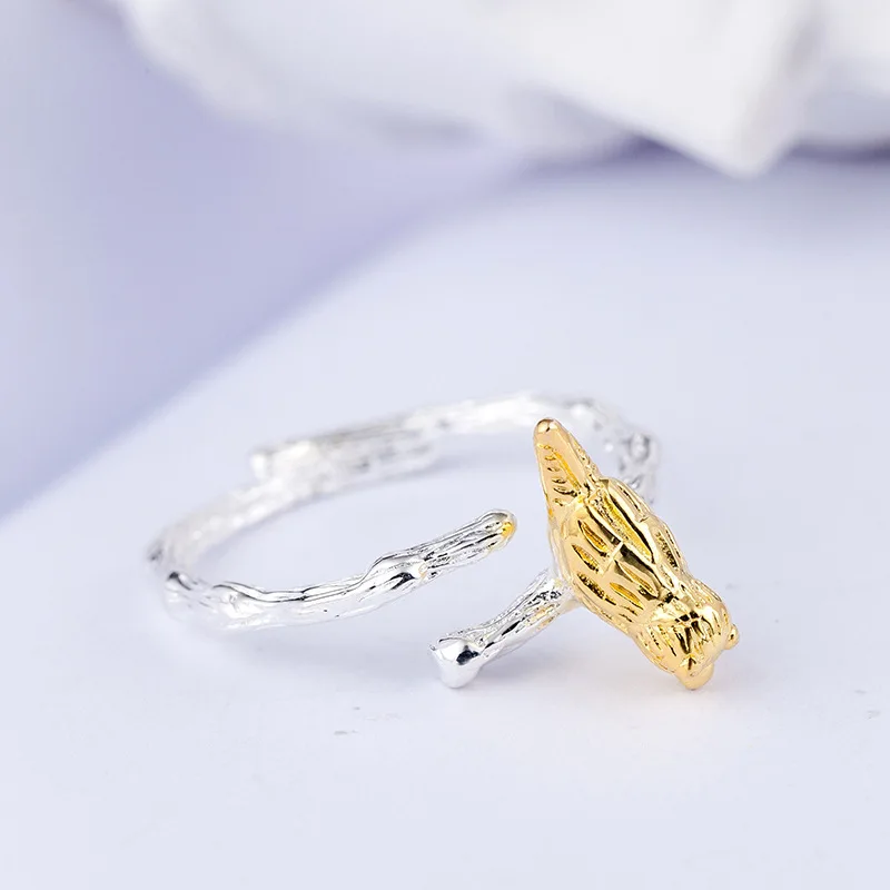 2020 тибетские серебряные этнические милые забавные золотые кольца на палец с
