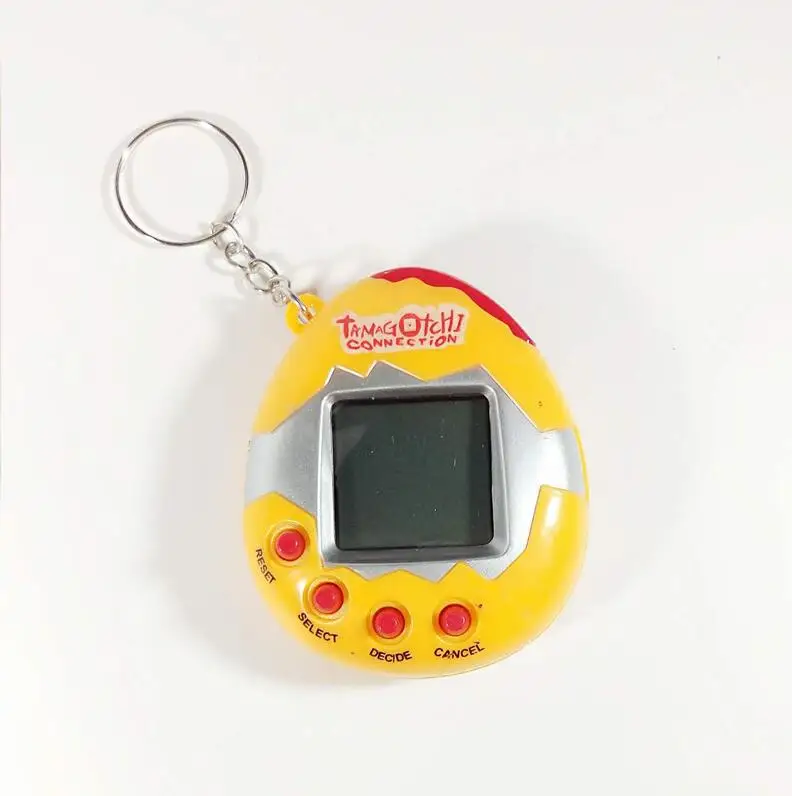 Горячая Распродажа тамагочи электронные питомцы игрушки 90S ностальгические 49 домашних животных в одном виртуальном кибер домашних животных игрушка смешная тамагочи - Цвет: yellow