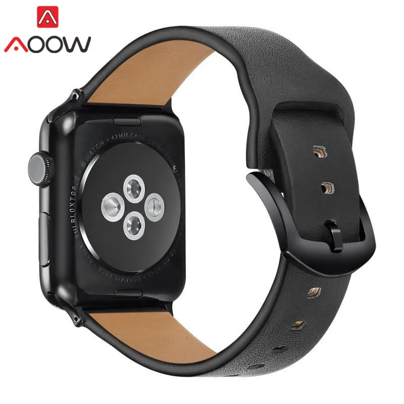 Ремешок для часов из натуральной кожи для Apple Watch 38 мм 42 мм 40 мм 44 мм Золотой браслет ремешок Карлос Корреа аксессуары для iwatch 1 2 3 4