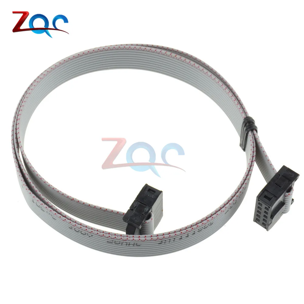 70 см 10 Pin USB ASP ISP JTAG AVR провод P IDC плоский ленточный кабель для передачи данных 2 54 мм