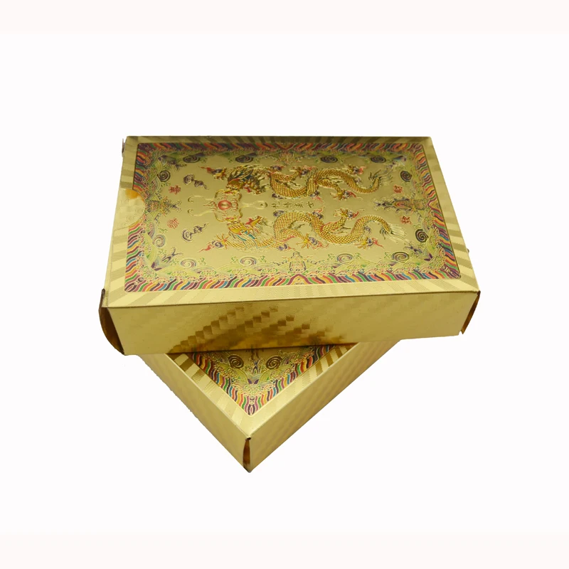 Игральные карты из золотистой фольги с одной палубой водонепроницаемые