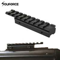 us rifle scope mount base dovetail extend weaver picatinny rail adapter 11mm to 20mm for hunting