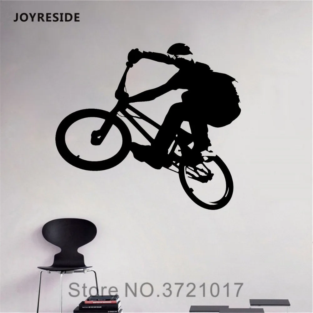 Виниловые наклейки joysebe BMX для экстремальных видов спорта прыжков украшения