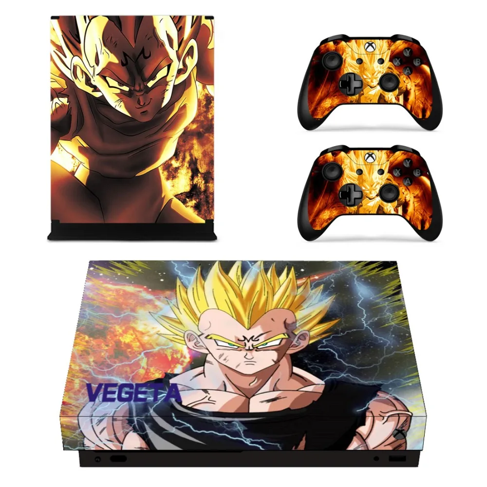 Dragon Ball Super Goku Faceplates Skin Console & Controller Decal Stickers for Xbox One X + Sticker | Электроника