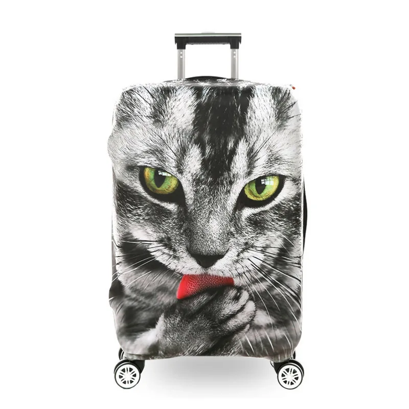 Чехол Толстый эластичный багажный Защитный чехол с молнией Костюм для 18-32 дюймов