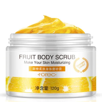 Horec Fruit Body Exfoliating Lotion Cleaning Moisturizing Rubbing Mud To Death Skin Condensation Creams 120g | Красота и здоровье