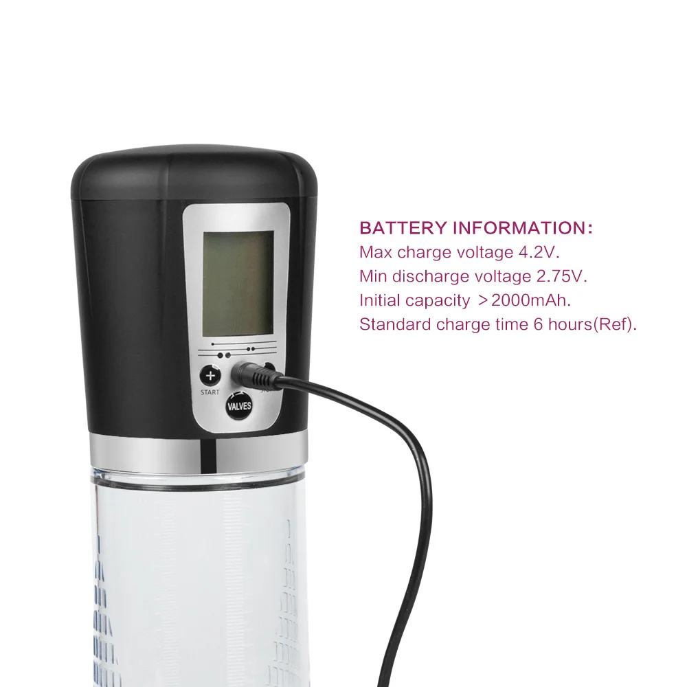 Electric Penis Pump,Strong USB Rechargeable Automatic Penis Enlargement Vacuum Pump,Erection Penis Enlarger,Penis Extender