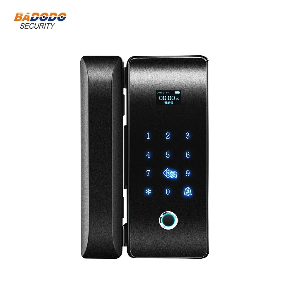 Smart keyless Отпечатков Пальцев Дверной биометрический замок IC карта пароль