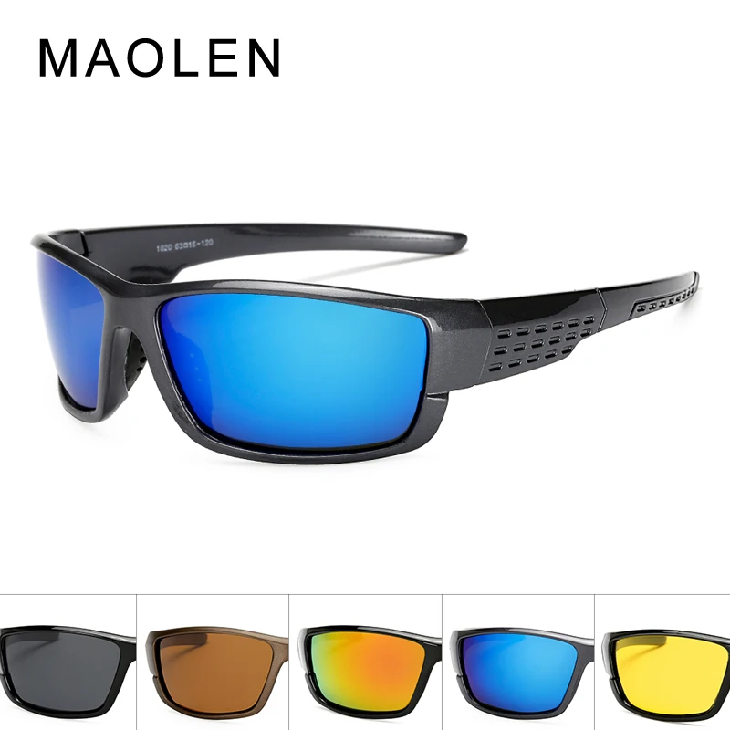 MAOLEN 2018 Поляризованные спортивные солнцезащитные очки для мужчин Для женщин бег