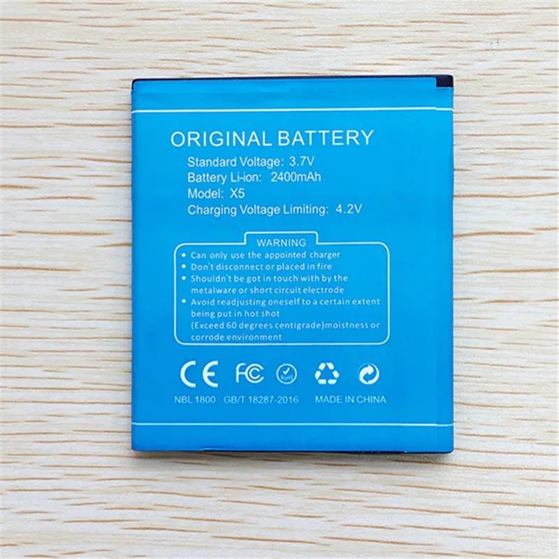 CUUSEY Новинка 2400mAh литий-ионная батарея Для DOOGEE X5 X5 Pro 3,7 V Высокая емкость Сменные Аккумуляторы для телефонов