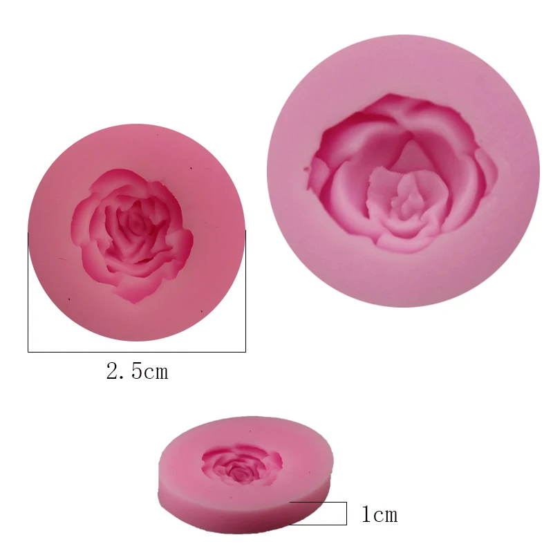 Free shipping flower Shape 3D Silicone Fondant Mold Cake Decoration Tool Food Grade Material DIY Gift | Дом и сад