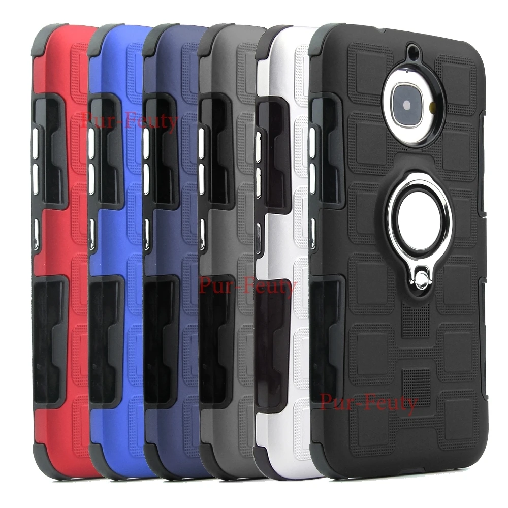 for Motorola Moto G5s XT1792 XT1794 Armor TPU Back Cover Plus XT 1806 1802 Finger Ring Silicone Phone Case | Мобильные телефоны и