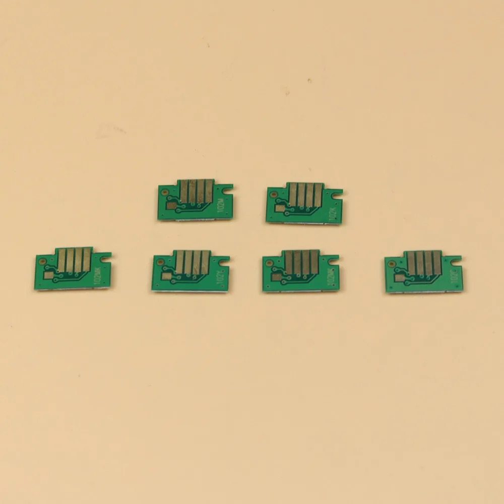 Стабильное качество PFI 102 чипы для Canon IPF600 IPF610 IPF605 IPF510 IPF710 картриджи с чернилами