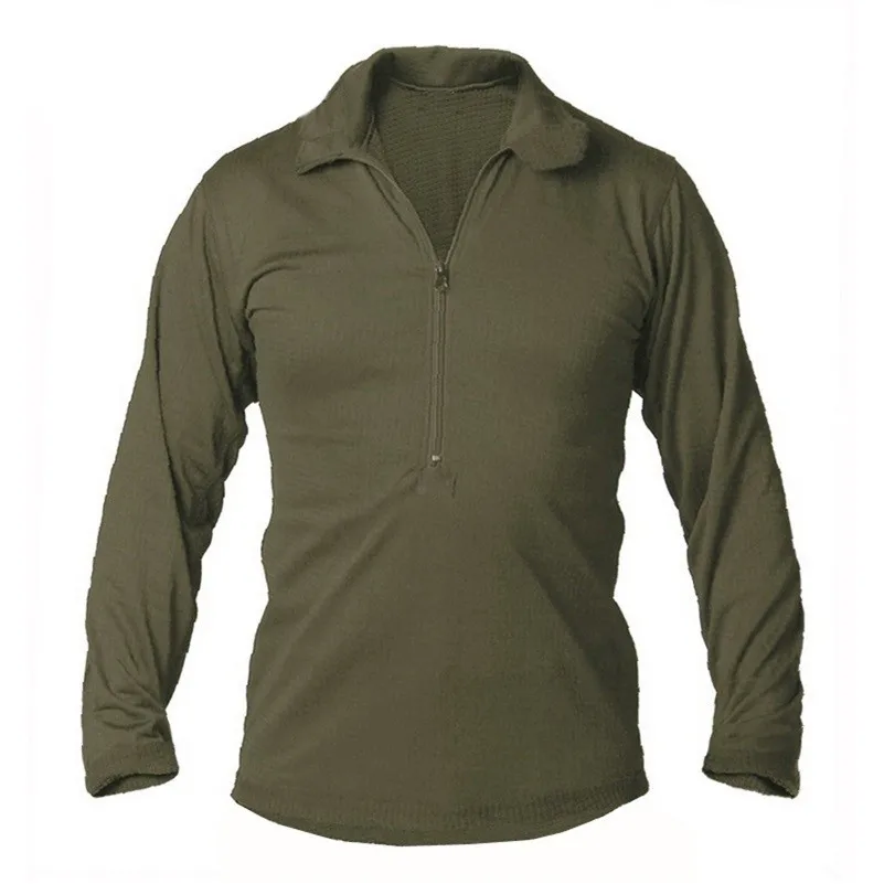 Новинка тактический осенний мужской уличный теплый флисовый свитер с длинным