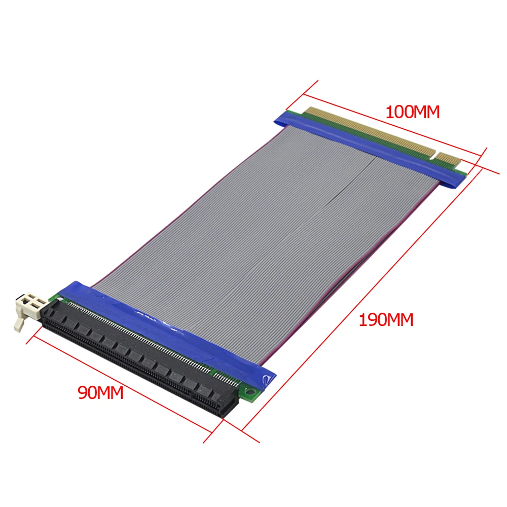 CHIPAL 10 шт. PCI E 16X к Riser Card PCIe X16 удлинитель гибкий ленточный кабель адаптер для