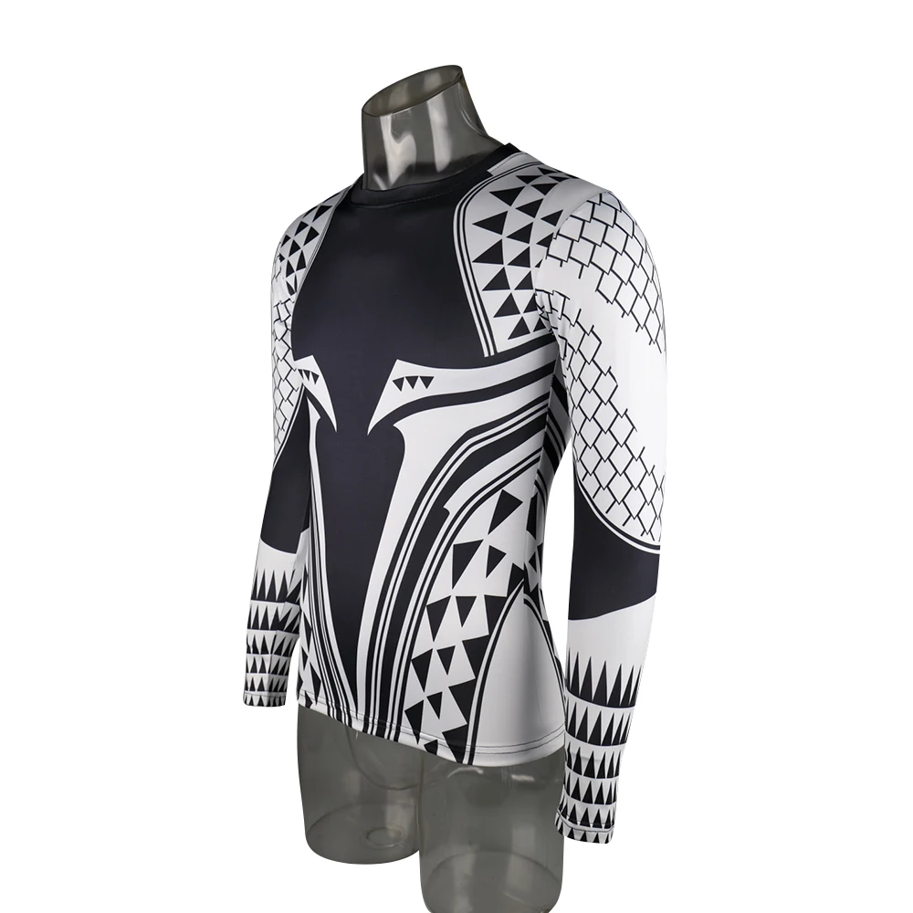 Aquaman Compression Shirt Man 3D Printed T shirts Men 2018 Newest Comics Cosplay Costume Long Sleeve Tops For Male Fitness Cloth |