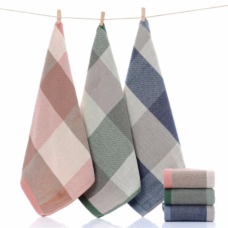 Антибактериальная клетчатая мочалка в японском стиле 5 шт./лот градиентное