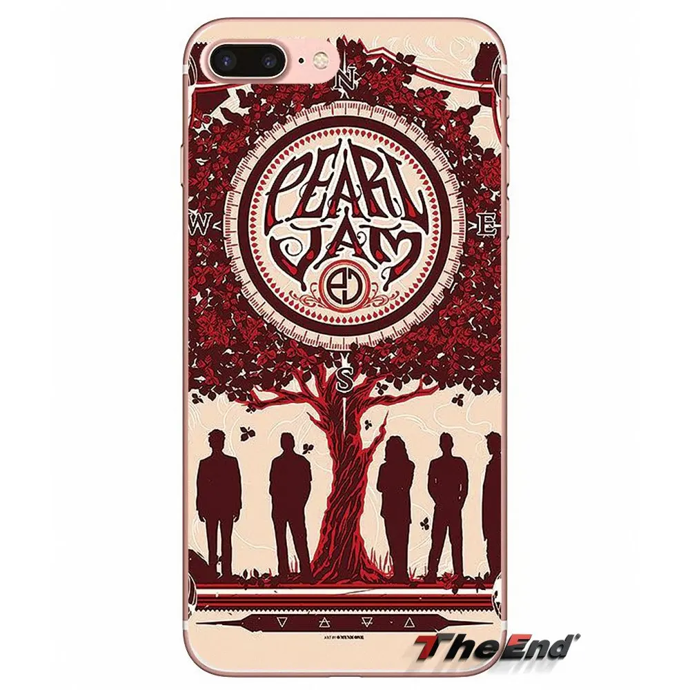 Мягкий чехол из ТПУ с логотипом Pearl Jam PJ milwaukee для Apple iPhone X 4 4S 5 5S SE 5C 6 6S 7 8 Plus 6Plus 7plus