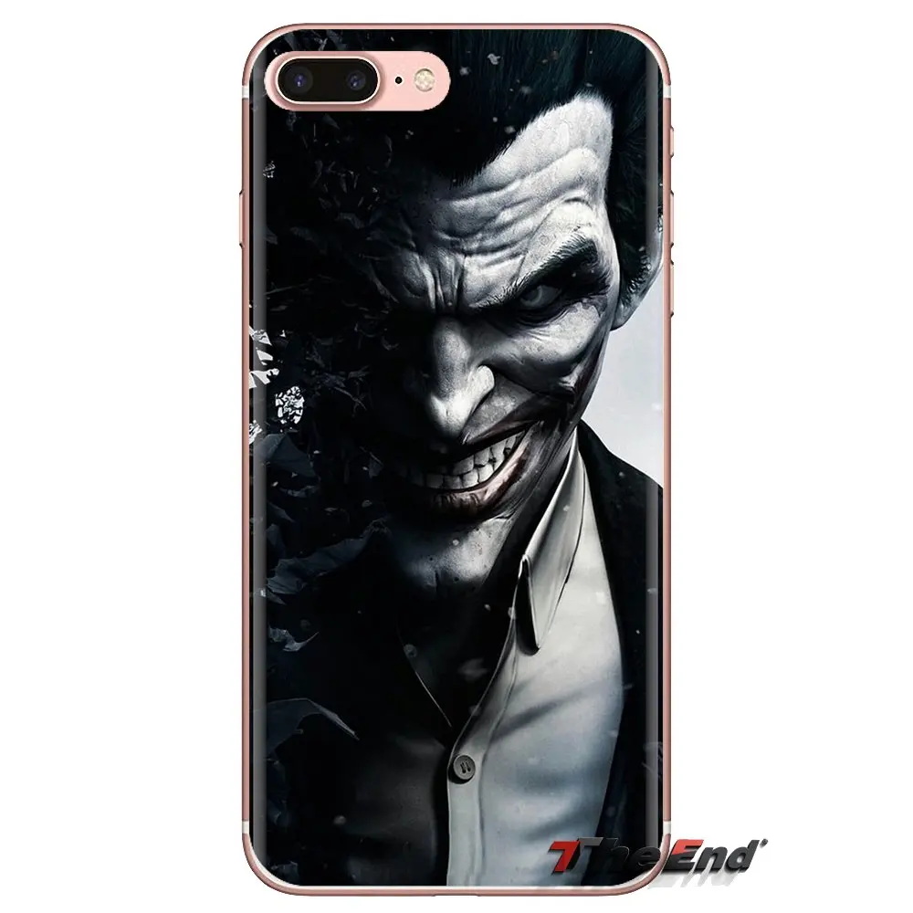 Мягкий чехол для Huawei G7 G8 P7 P8 P9 P10 P20 P30 Lite Mini Pro P Smart Plus 2017 2018 2019 Arkham Origins Joker Batman Face |