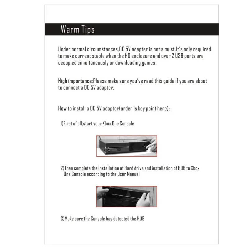 For Microsoft Xbox One Extender Hard Drive Case Box With Cooling Fan + 2 USB 3.0 Port SD Card | Электроника