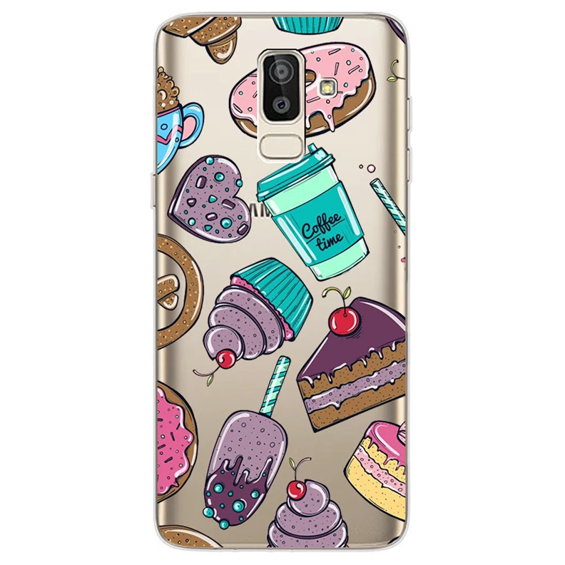 Для Samsung Galaxy J6 J4 J8 A6 A8 2018 Чехол Мягкий силиконовый чехол для J A 4 6 Plus 8 j 400 415 610 600 810 530 F