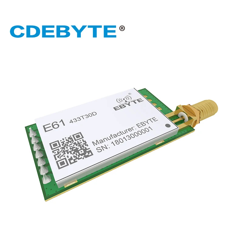 E61 433T30D 433mhz 1W SMA IoT uhf беспроводной трансивер CDEBYTE 30 дБм передатчик и приемник rf