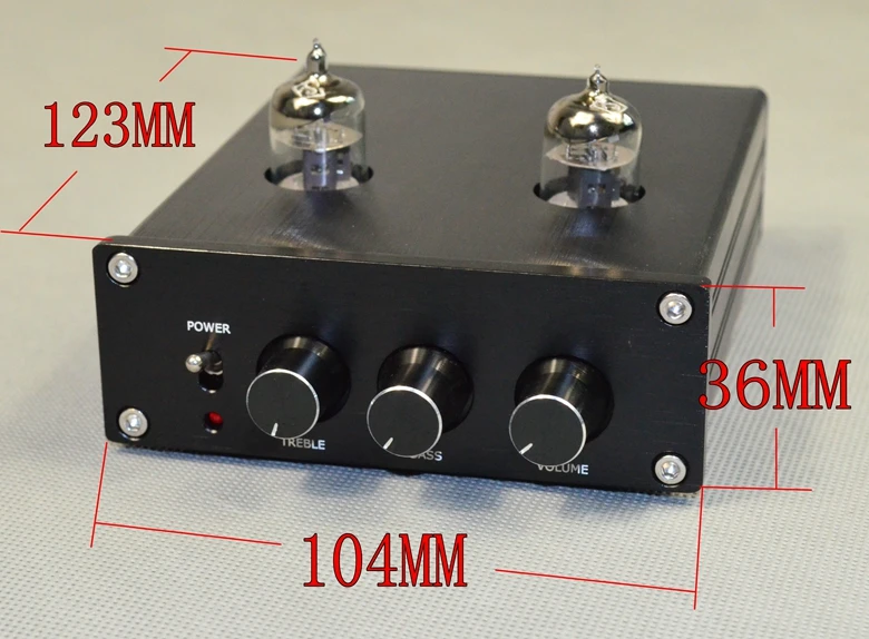 Новейший HiFi 6J1 вакуумный прибор, предусилитель стерео преамп цифровой тройной басовый тон управления