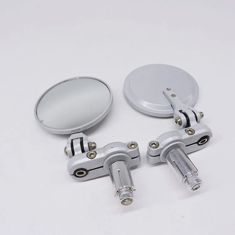 WINTUWAY универсальное зеркало для мотоцикла алюминий черный серебристый цвет 22 мм