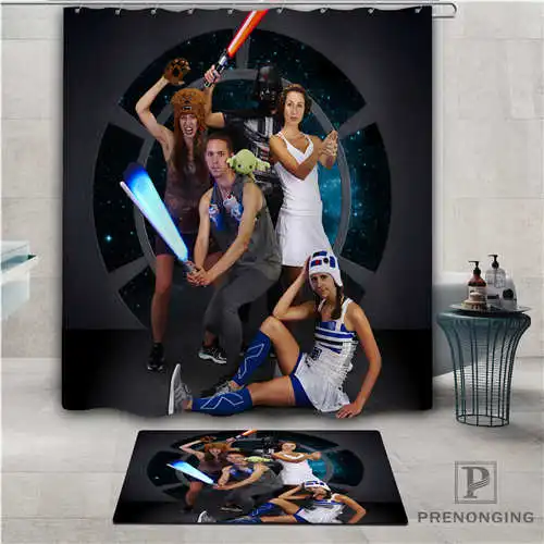 На заказ Звездные войны (1) водонепроницаемый занавеска для душа коврик дома