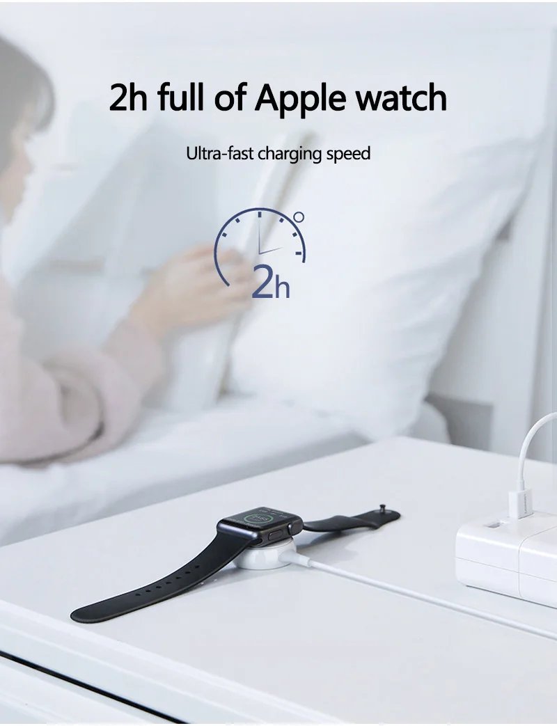 Зарядное устройство для Apple Watch зарядное беспроводной Магнитный зарядный