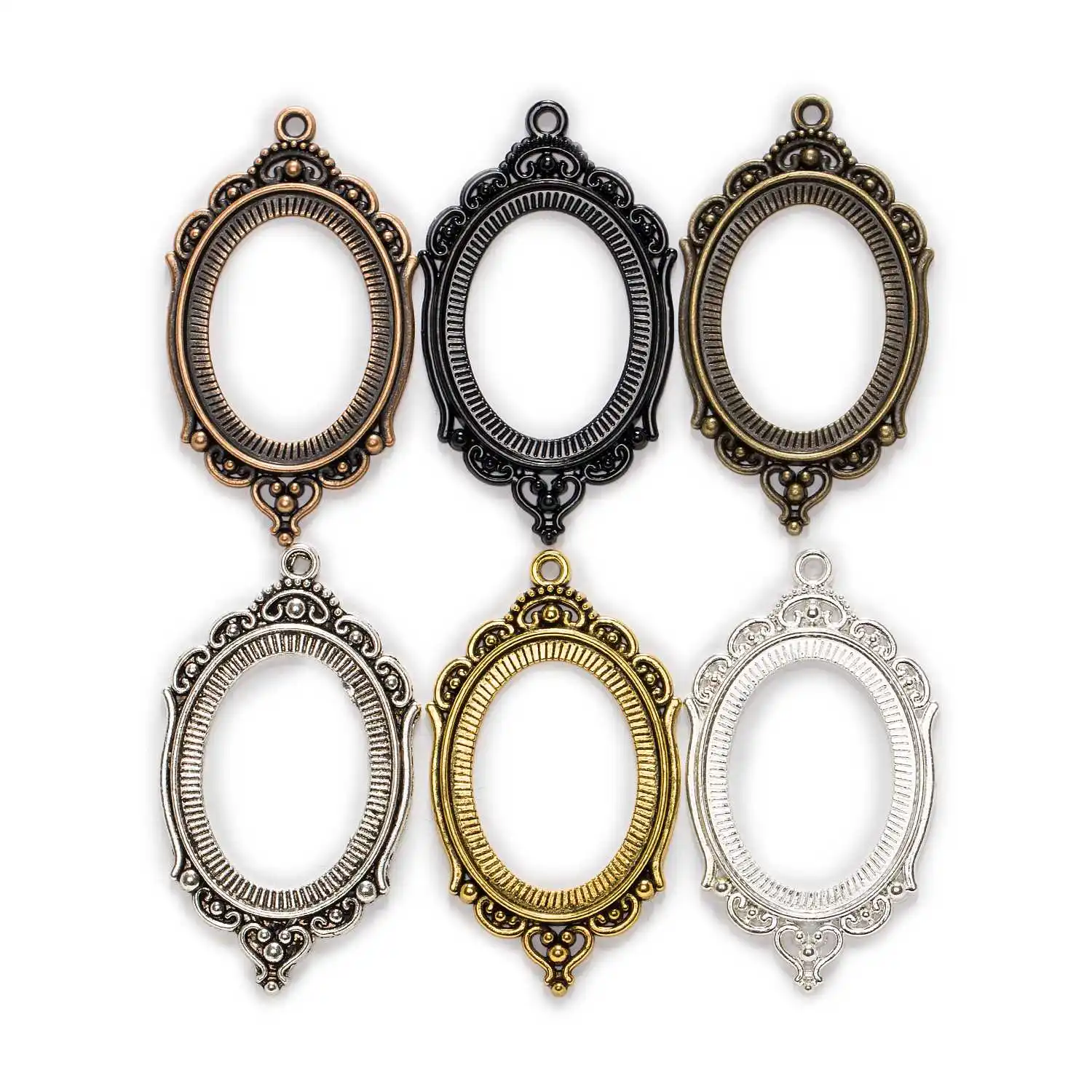 1 шт. овальный полый цветочный узор камея кабошон основа настройки подвески