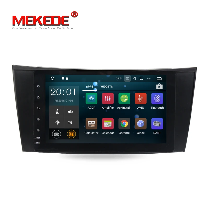 8 дюймовый Quad core Android 7 1 dvd плеер автомобиля радио для Mercedes Benz/E Class/W211 /CLK/W209/W463/W219 с gps