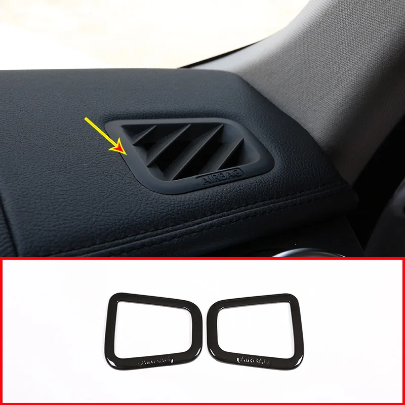 Для Land Rover Discovery 4 LR4 2010 16 Автомобильная ABS черная приборная панель AC Vent Outlet рамка