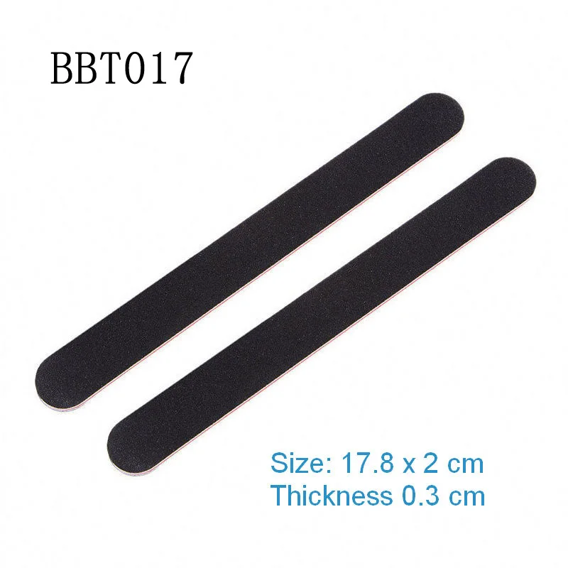 BBT017 Addfavor 2 шт Стеклянные пилочки пилочку маникюрный набор для шлифовки мягкая пилка блок для натуральный акриловый педикюр для ногтей Инструменты 100/180 - Цвет: BBT017