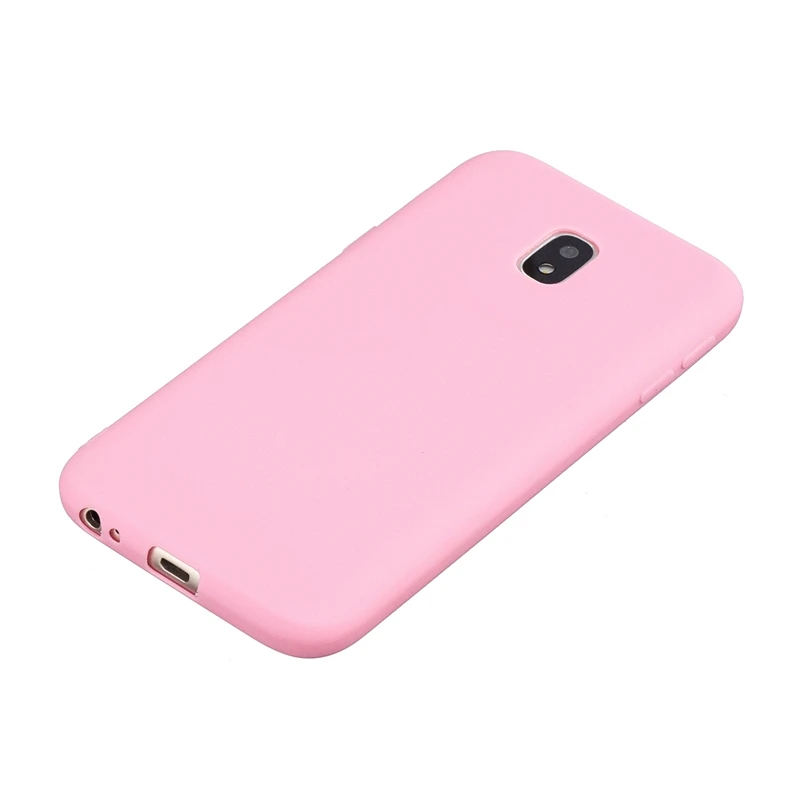 Rubber Silicone Back Cover For Samsung Galaxy J7 2017 J730 Case Candy Color Soft TPU Pro | Мобильные телефоны и