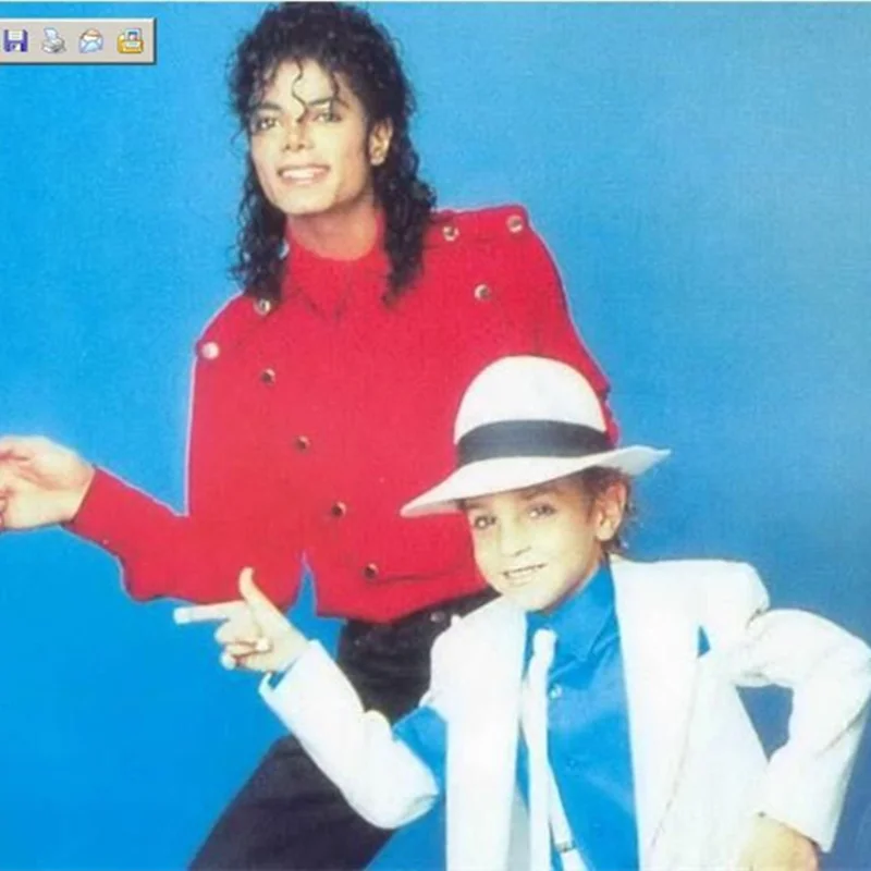 Редкие MJ Майкл Джексон Гладкий Criminal MTV Fedora Bule Блестящая футболка галстук подтяжки