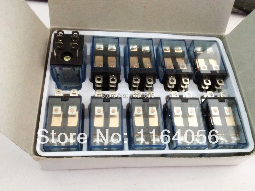 

10pcs 24V DC Coil Power Relay DPDT LY2NJ HH62P-L JQX-13F