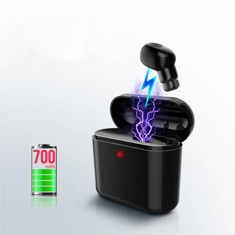 TWS Wireless Bluetooth Earphone In-Ear Music Earbuds Set Stereo Headset With Charging Box Mic For All Smart phones for phone X |